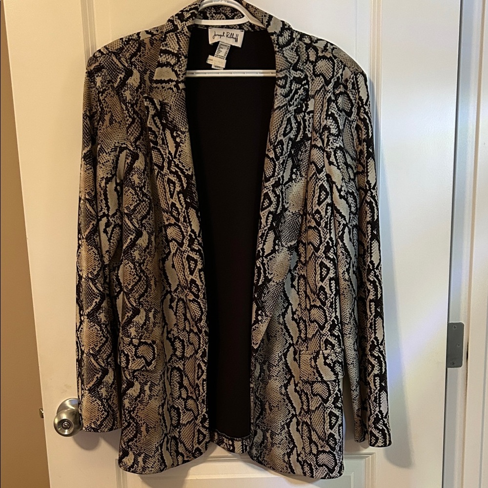 Joseph Ribkoff Snake Print Blazer